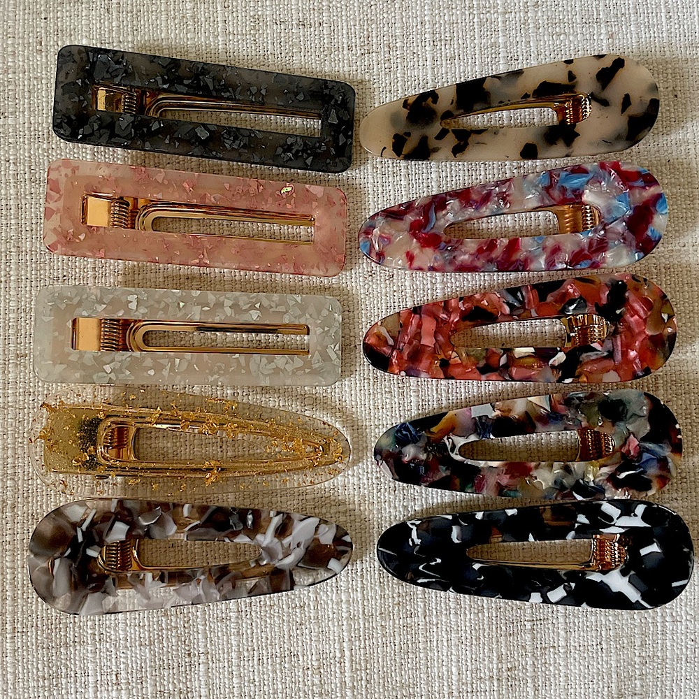 10 piece hair clips